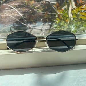 Stylish Black and Gold Sunglasses